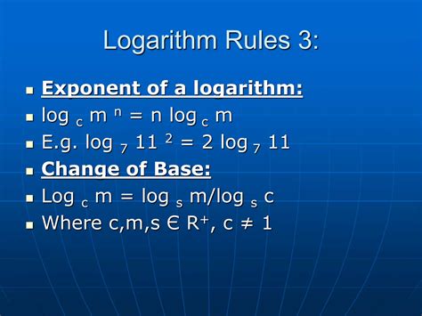 Exponents and Logs | PPT