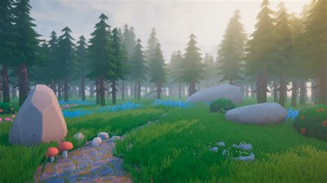 Forest Level in UE4 Tutorial Part 2 的图像结果