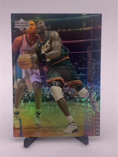 2000-01 Upper Deck Encore #115 Patrick Ewing Seattle Supersonics ...