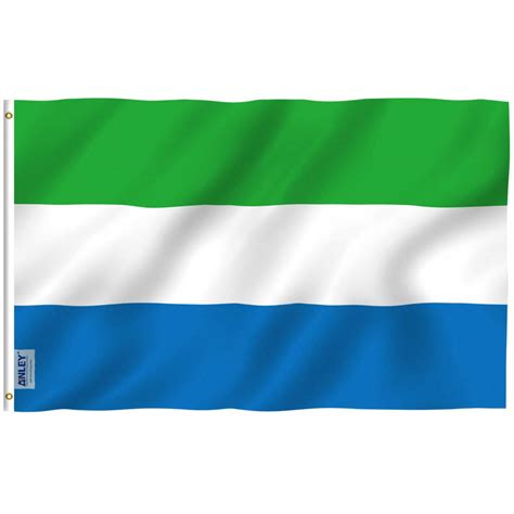Fly Breeze 3x5 Foot Sierra Leone Flag - Anley Flags