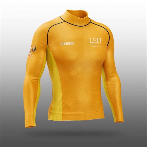 LEH Swimming Rash Guard ( PHOENIX-黄 )