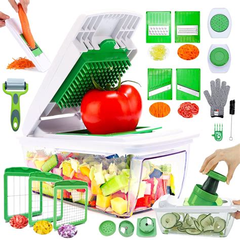 RTMAXCO Vegetable Chopper Mandoline Slicer Dicer Onion chopper Cutter ...