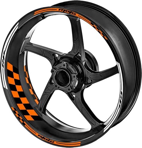 Buy KETABAO 17 inch Rim Stickers Wheel Decals Compatible with Daytona ...