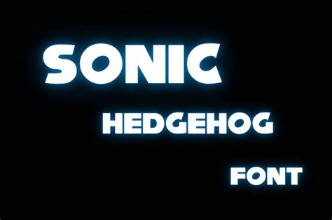 Sonic Hedgehog Font Free Download