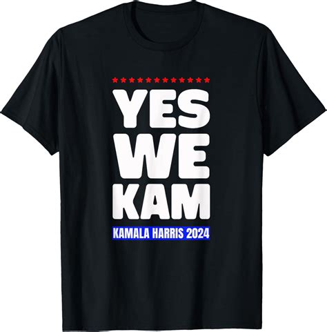 Kamala Harris, Yes, We Kam! for US President 2024 T-Shirt - Walmart.com
