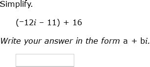 IXL - Add and subtract complex numbers (Class XI maths practice)