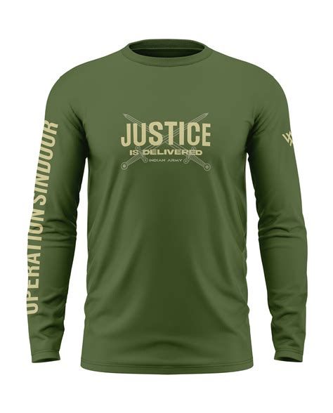 Justice Cotton Full Sleeve T-shirt – Warriorworld