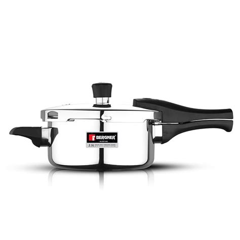 Buy Bergner Argent Elements Triply Stainless Steel 2.5 L Outer Lid ...