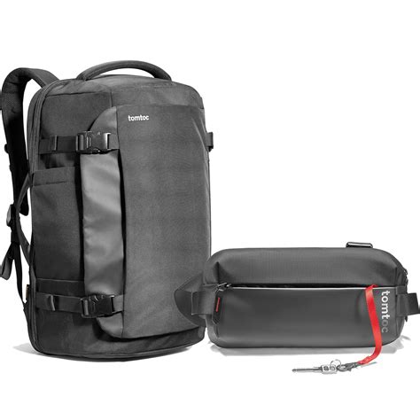 Buy tomtoc Travel Backpack 40L and Compact EDC Sling Bag Online at ...