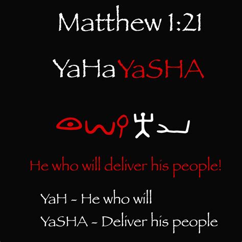 King Kasheem | The name of YaH is YaHaYaSHA and not Yahawashi or Yahusha. The key is the root ...