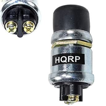 HQRP 12V 50A Momentary Push-Button Starter Ignition Switch Compatible ...