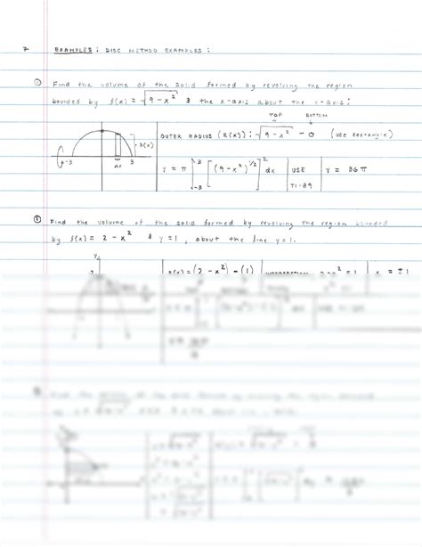 Disk And Washer Method