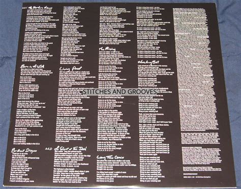 Image result for Springsteen Chapter and Verse