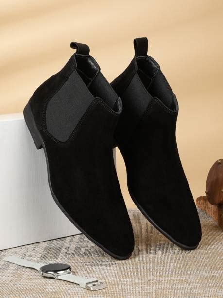 Black Chelsea Boots - Buy Black Chelsea Boots online at Best Prices in ...