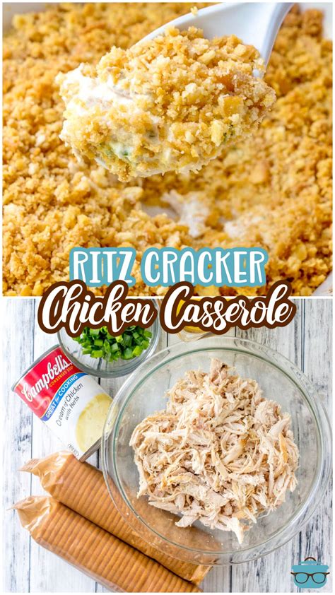 Ritz Cracker Chicken Casserole Recipe