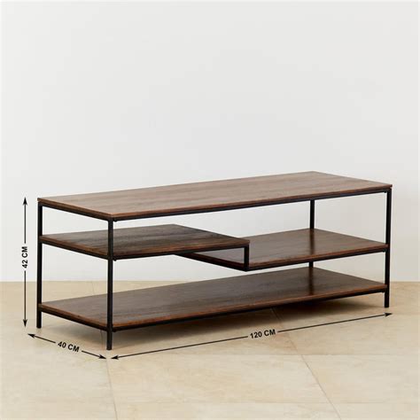 Buy Ajax Mango Wood TV Unit - Brown from Home Centre at just INR 37150.0