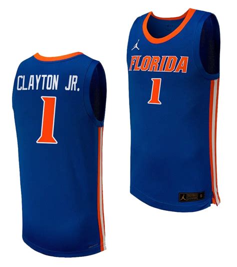 Walter Clayton Jr Jersey #1 Florida Gators College Basketball 2023-24 ...