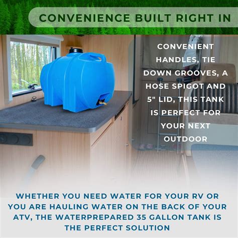 WaterPrepared 35 Gallon Water Storage Tank review - survivalnova.com