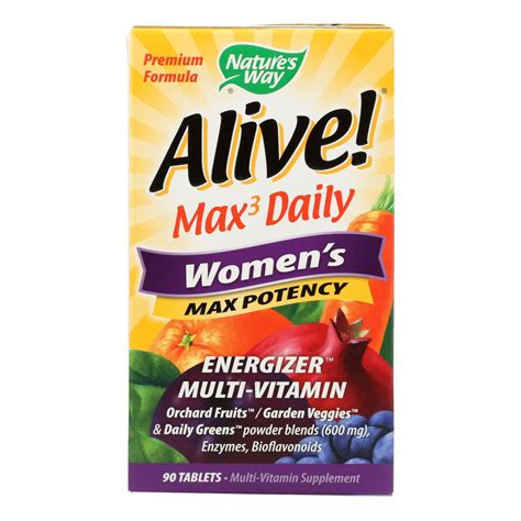 Nature's Way Alive Once Daily Men's 50 Plus Multi-vitamin - 60 Tablets