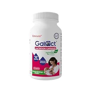 Galact Lactation Capsules – Breast Milk Booster & Lactation Supplement ...