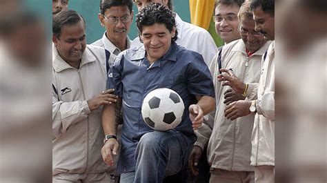 Diego Maradona in India