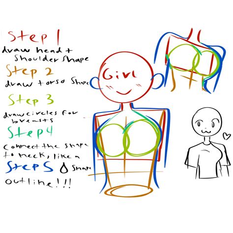 How to draw breasts ^^[female edition] - ibisPaint