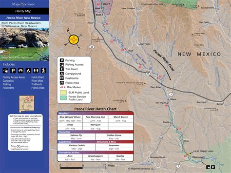 Pecos River New Mexico Fishing Map & Public Access Guide