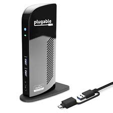 Plugable Dual Monitor Docking Station, USB-C & USB India | Ubuy