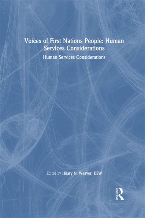 Buy Voices of First Nations People: Human Services Considerations Book ...