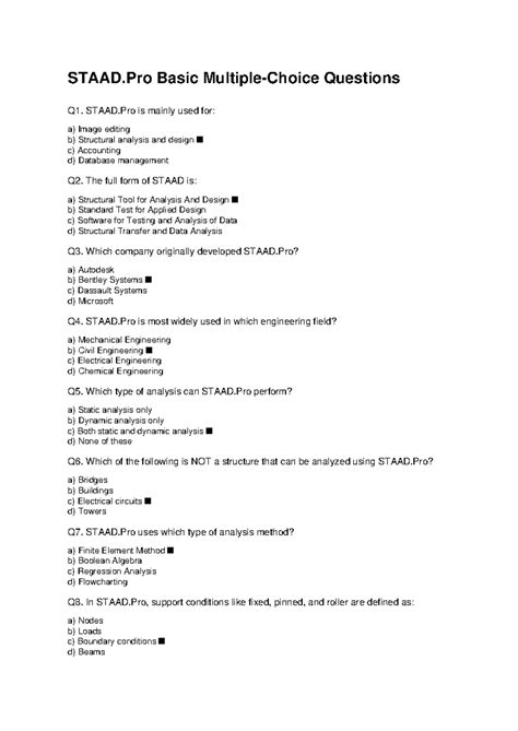 basic staad pro problems 的图像结果