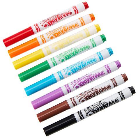 Crayola Dry Erase Markers - Bright, Washable & Safe for All