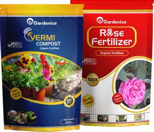 Gardenica Vermicompost and Rose Organic Fertilizer For Plant Growth ...