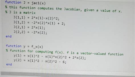 Image result for Programme Sur MATLAB De Jacobi