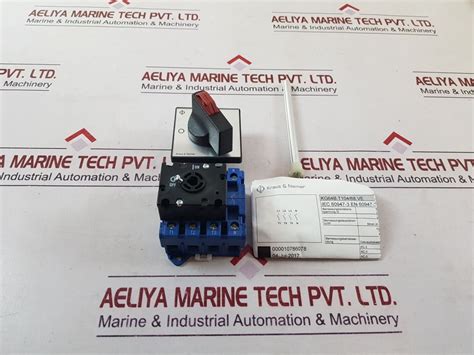 Kraus & Naimer Kg64 Disconnect Switch 60 Amp. – Aeliya Marine Tech