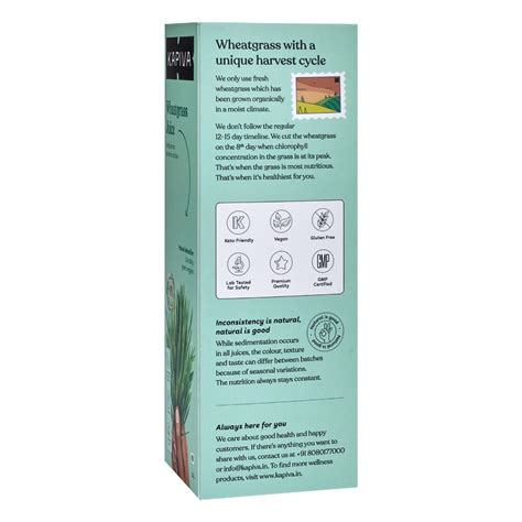 Kapiva Wheatgrass Juice, 1 Litre Price, Uses, Side Effects, Composition ...