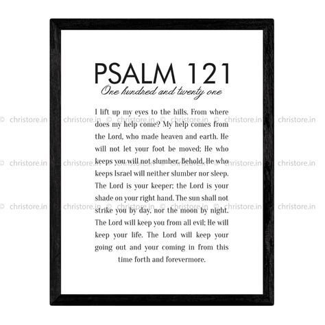 Psalm 121 Wall Décor: Trust in Divine Protection – Christore