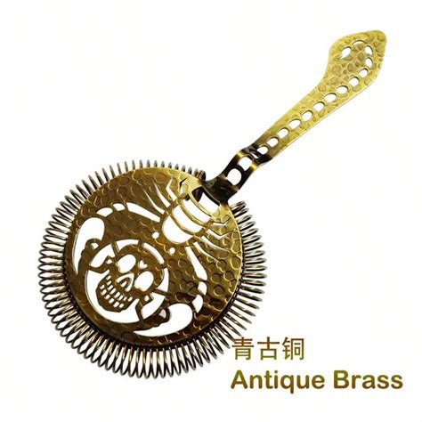 Skull And Scorpion Bar Strainer Leap Cocktail Strainer Stainless Steel ...