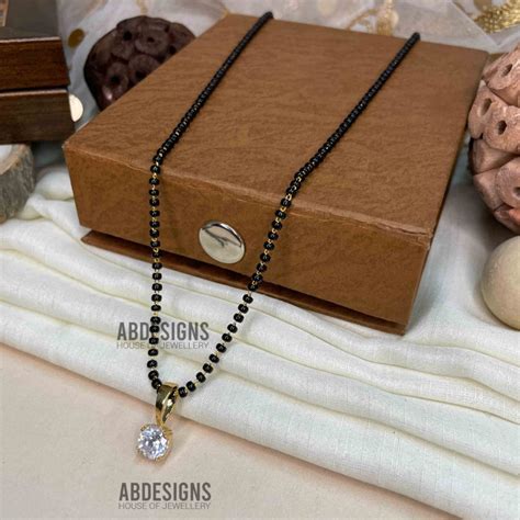 Deepika Padukone Wedding Insprired Golden Solitaire Mangalsutra ...