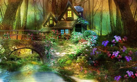 Download Enchanting Forest Scene | Wallpapers.com