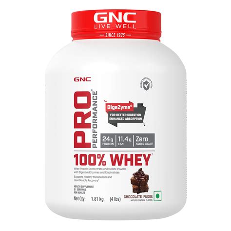 GNC Pro Performance 100% Whey Protein Powder | Boosts Strength ...