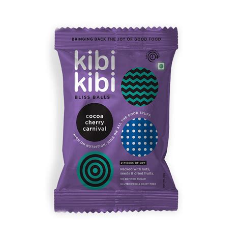 Kibi Kibi Cocoa Cherry Carnival Bliss Balls (Pack of 5) – Kreate