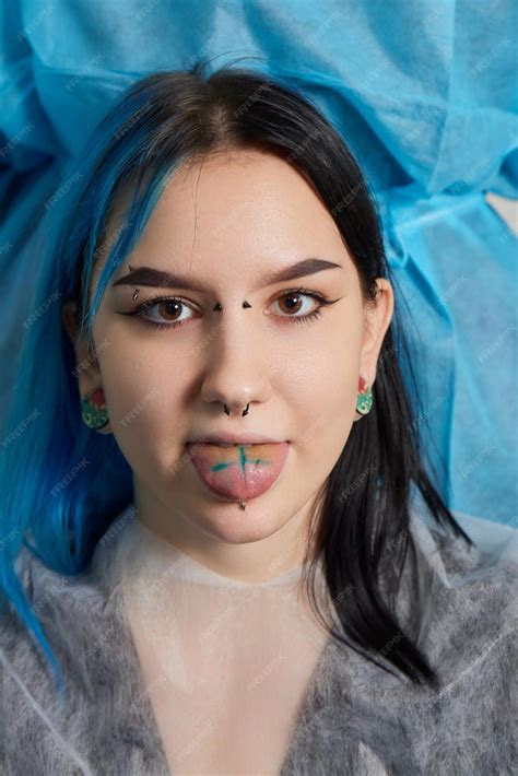 Premium Photo | Tongue splitting cutting the tongue one type of modification of the human body ...