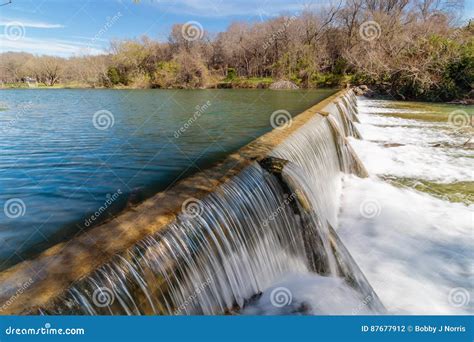Waterfall on the San Gabriel River Stock Photo - Image of creek, hiking ...