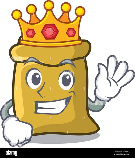 King flour mascot cartoon style Stock Vector Image & Art - Alamy