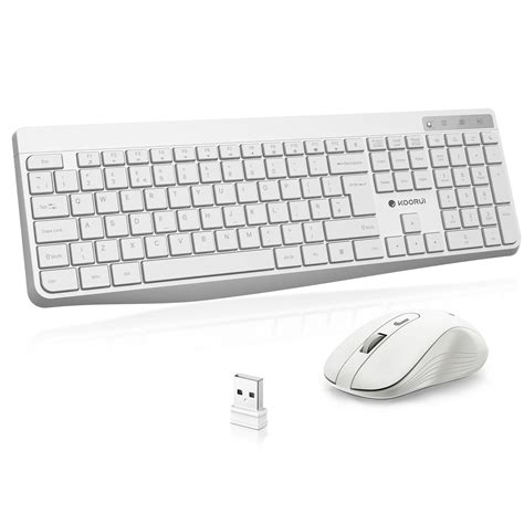 Koorui Wireless Keyboard And Mouse Combos 12 Multimedia And Shortcut ...