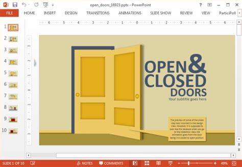 Image result for PowerPoint Presentation Slide Doors