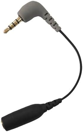 ELFOG 3.5mm TRS to TRRS Adapter - Microphone Adapter for Phone and ...