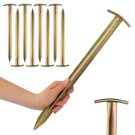 your GEAR 8 x Zelthering TT 400 - T-Profil Hering Set aus Stahl ...