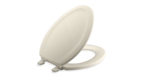 Kohler K-4647-47 Stonewood Elongated Closed-Front Toilet Seat ...
