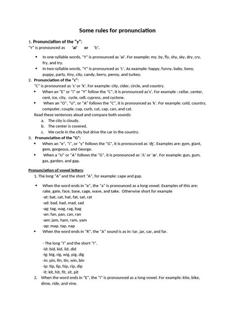 Image result for Basic English Pronunciation Rules